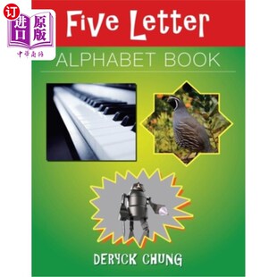 Book Alphabet 五字母字母表 Letter 海外直订Five