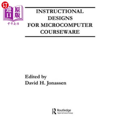 海外直订Instruction Design for Microcomputing Software 微计算软件的指令设计