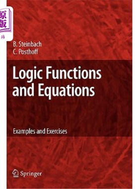 海外直订Logic Functions and Equations: Examples and Exercises 逻辑函数和方程:例子和练习