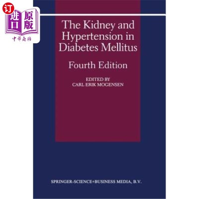 海外直订医药图书The Kidney and Hypertension in Diabetes Mellitus 糖尿病患者的肾脏与高血压