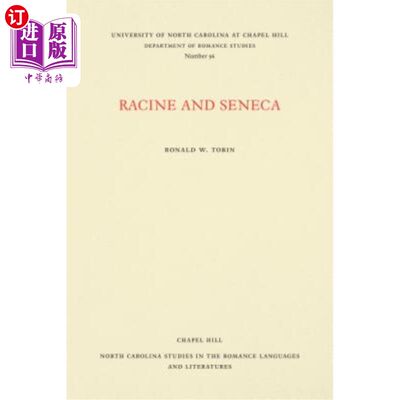 海外直订Racine and Seneca 拉辛和塞内卡