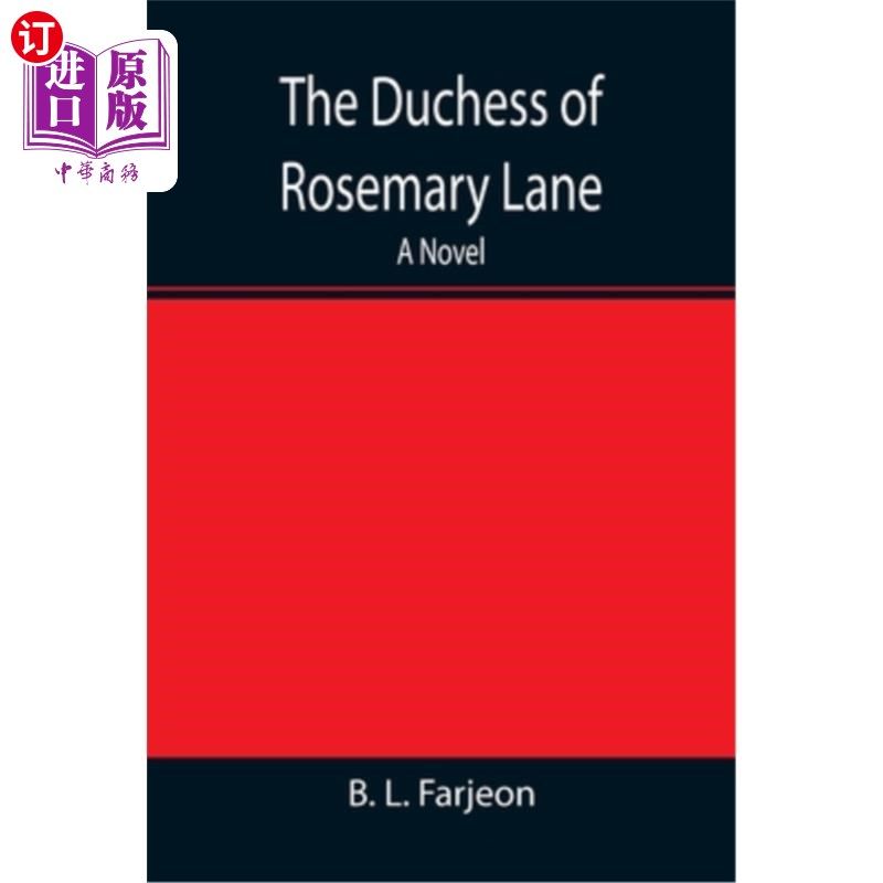 海外直订The Duchess of Rosemary Lane A Novel 《迷迭香巷公爵夫人》一本小说