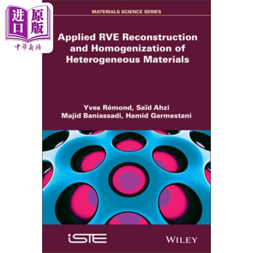 现货 Applied Rve Reconstruction And Homogenization Of Heterogeneous Materials【中商原版】