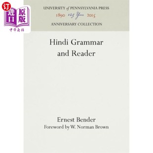 海外直订Hindi Grammar and Reader 印地语语法和读本
