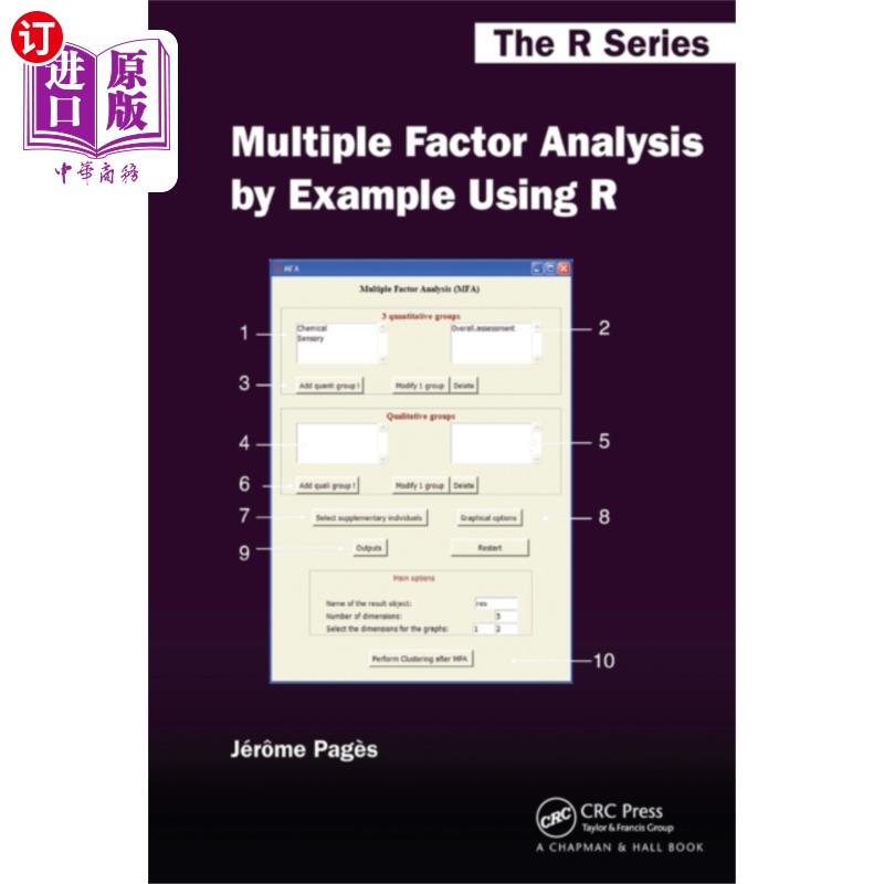 海外直订Multiple Factor Analysis by Example Using R 基于实例的多因素分析