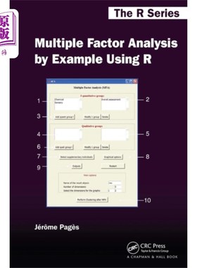 海外直订Multiple Factor Analysis by Example Using R 基于实例的多因素分析