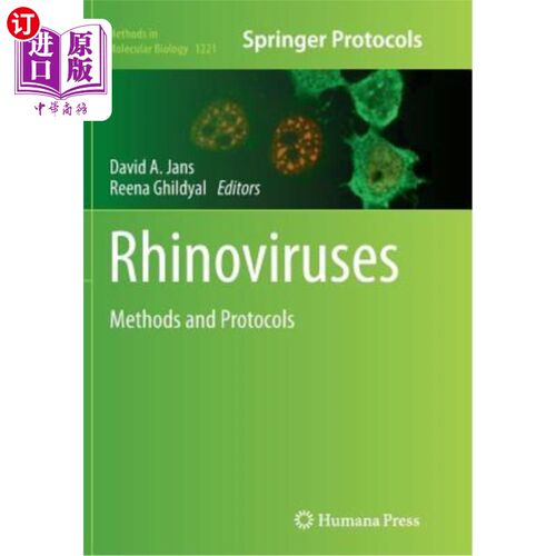 海外直订医药图书Rhinoviruses: Methods and Protocols 鼻病毒:方法和方案