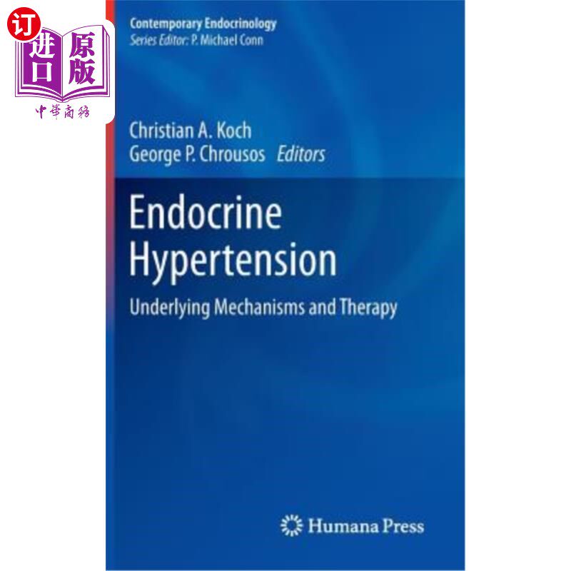 海外直订医药图书Endocrine Hypertension: Underlying Mechanisms and Therapy 内分泌性高血压:潜在机制和治疗