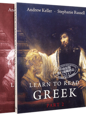 学习阅读希腊语 Learn to Read Greek Part 2 Textbook and Workbook Set 英文原版 Andrew Keller Stephanie Russell【中商?