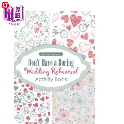 海外直订Don't Have a Boring Wedding Rehearsal Activity Book 不要有一本无聊的婚礼彩排活动手册