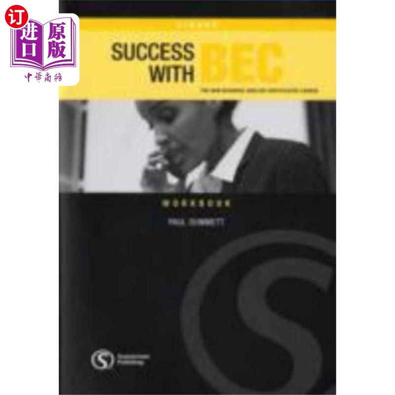 海外直订SUCCESS WITH BEC HIGHER WORKBOOK WITHOUT KEY BRE 在bec高级练习册上没有关键的问题