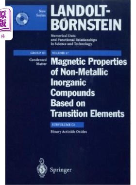 海外直订Binary Actinide Oxides 二元锕系氧化物