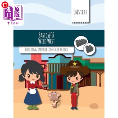 海外直订EMSteps #17 Wild West: Building instructions for bricks EMSteps #17狂野西部:砖的建造说明
