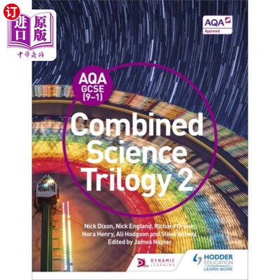 海外直订AQA GCSE (9-1) Combined Science Trilogy Student Book 2 AQA GCSE（9-1）综合科学三部曲学生用书2