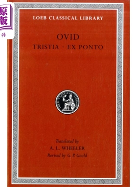 预售 奥维德 哀怨集 拉丁语 英文双语 英文原版 Tristia Ex Ponto Ovid【中商原版】