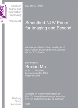 海外直订Smoothed-NUV Priors for Imaging and Beyond 用于成像和超越的平滑- nuv先验