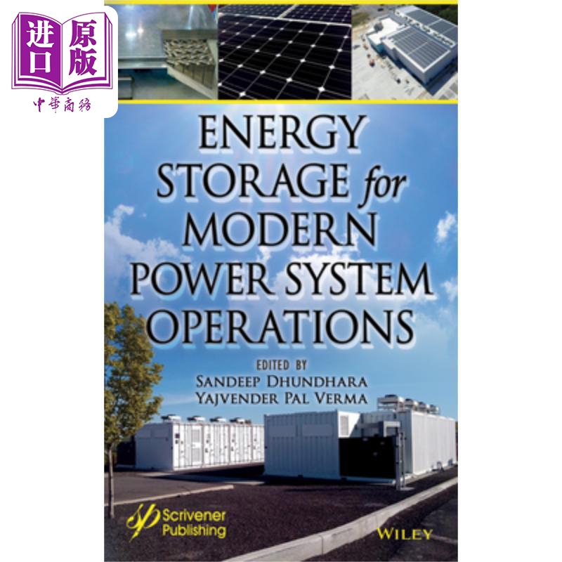 现货 现代电力系统中的储能 Energy Storage For Modern Power Systems Operations 英文原版 Sandeep Dhundhara 中商�