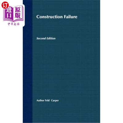 海外直订Construction Failure 施工失败，第2版
