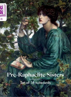 海外直订Pre-Raphaelite Sisters Notecards 拉斐尔前派姐妹便条