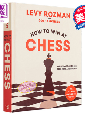 如何在国际象棋中获胜 英文原版 How to Win at Chess Levy Rozman 棋牌游戏指南 游戏策略指导 生活休闲【中商原版】