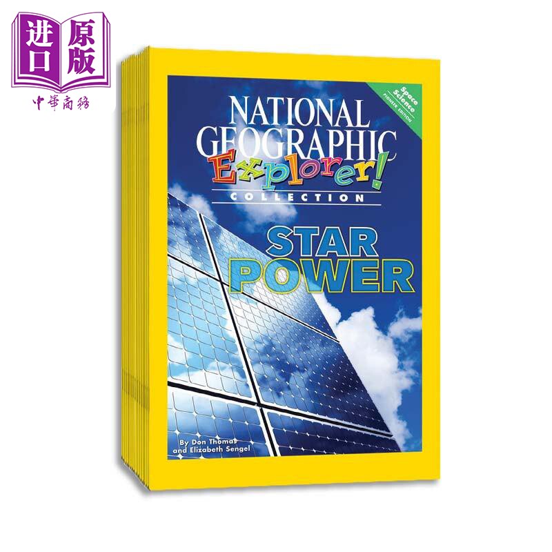 现货 National Geographic Explorer美国国家地理阅读探索者初级3级科学读本套装13册初中英语蓝思值440L-580L含音频【中商原版】