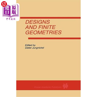 海外直订Designs and Finite Geometries 设计与有限几何