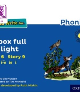 海外直订Read Write Inc. Phonics: Blue Set 6 Storybook 9 ... Read Write公司自然拼读:蓝色套装6故事书9充满光的盒子