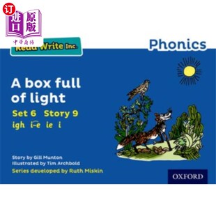 Blue Storybook Write Phonics 蓝色套装 盒子 海外直订Read Write公司自然拼读 Set Inc. ... 6故事书9充满光 Read