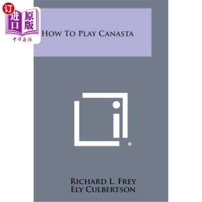 海外直订How to Play Canasta 如何玩Canasta