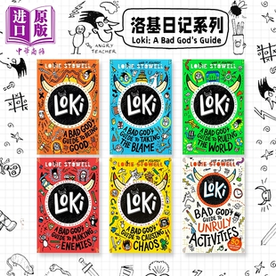 预售 洛基日记套装6本 英版平装1-5+特别篇 英文原版 Loki A Bad God's Guide 洛基日记系列英文版 可搭 小屁孩日记