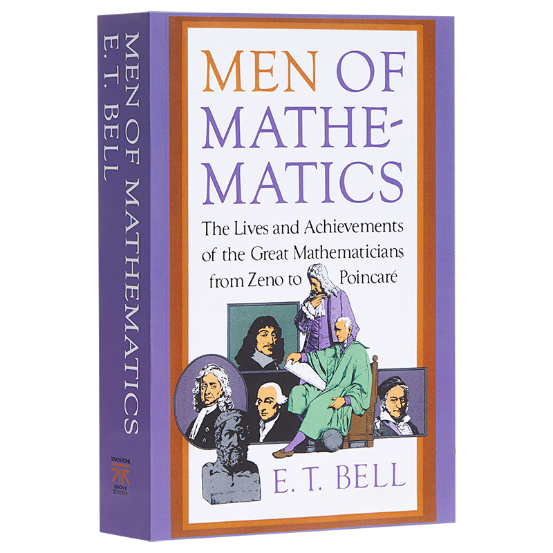 【中商原版】数学精英 英文原版 Men of Mathematics 数学大师 从芝诺到庞加莱 E T Bell 数学家传记