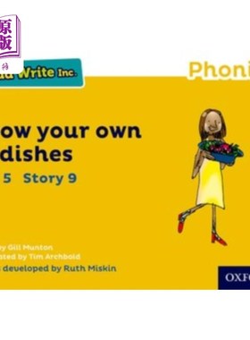 海外直订Read Write Inc. Phonics: Yellow Set 5 Storybook ... Read Write公司自然拼读:黄色5套故事书9种自己的萝卜