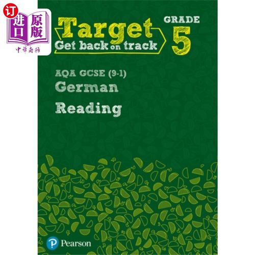 海外直订Target Grade 5 Reading AQA GCSE (9-1) German Wor... 目标:五年级阅读AQA GCSE(9-1)德语练习册
