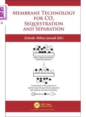 海外直订Membrane Technology for Co2 Sequestration Co2固存膜技术
