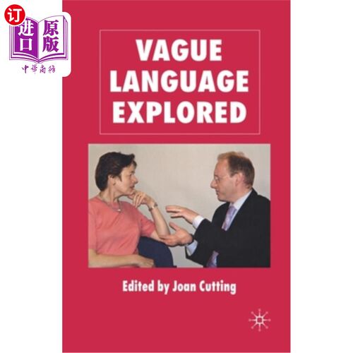 海外直订Vague Language Explored 探索模糊语言