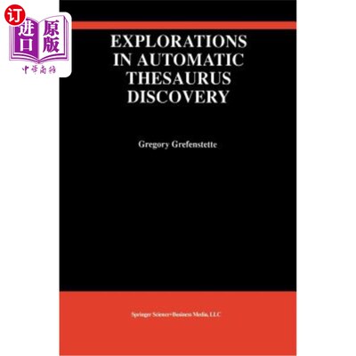 海外直订Explorations in Automatic Thesaurus Discovery 词库自动发现的探索