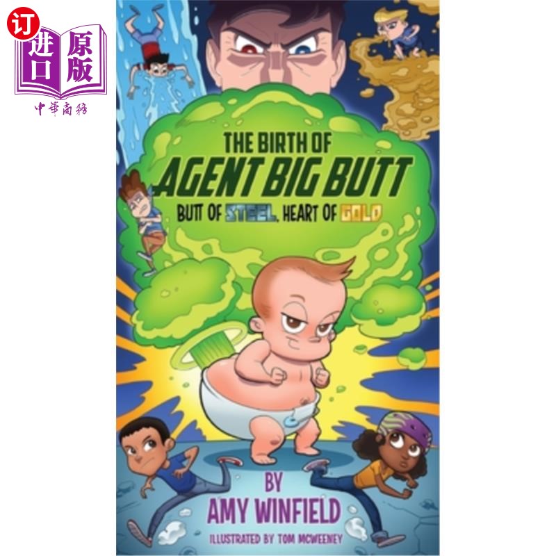 海外直订The Birth Of Agent Big Butt: Butt Of Steel, Heart Of Gold 大屁股特工的诞生:钢铁的屁股,黄金的心