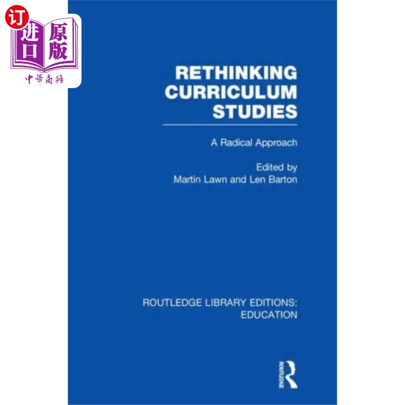 海外直订Rethinking Curriculum Studies 重新思考课程研究