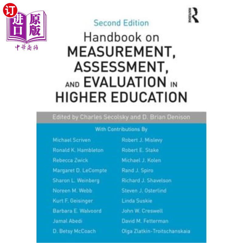 海外直订Handbook on Measurement, Assessment, and Evaluation in Higher Education 高等教育测量、评估和评价手册