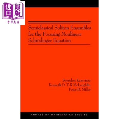 预售 聚焦非线性Schrodinger方程的半经典孤子集合 Semiclassical Soliton Ensembles for Focusing Nonlinear Equation【中商原版