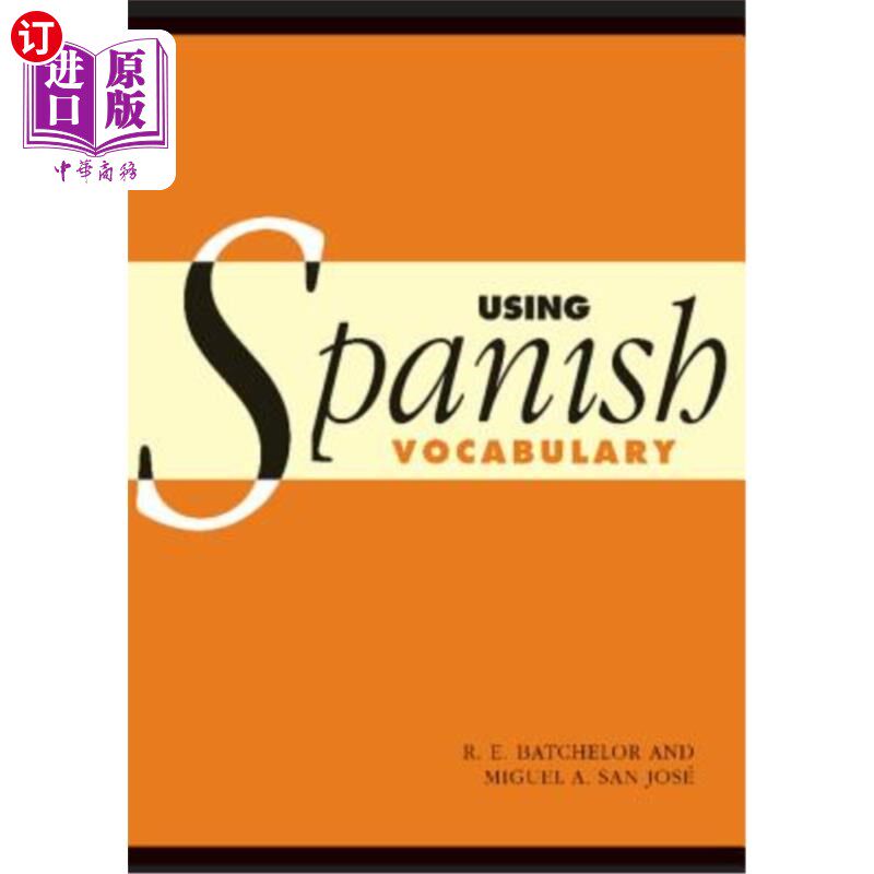 海外直订Using Spanish Vocabulary 使用西班牙语词汇