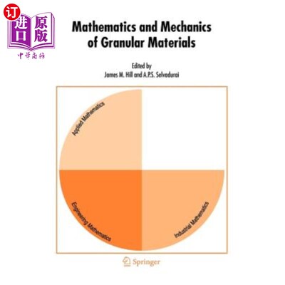 海外直订Mathematics and Mechanics of Granular Materials 粒状材料的数学和力学