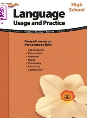 海外直订Language: Usage and Practice Reproducible High School 语言:用法和实践:可复制高中