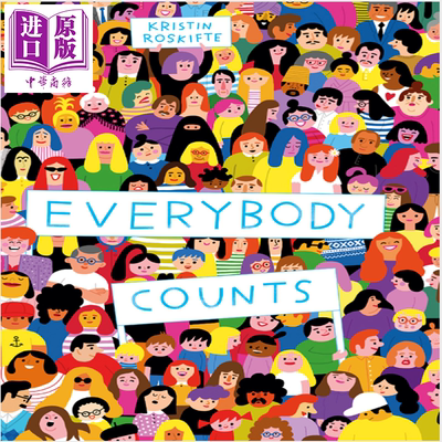 现货 A counting story from 0 to 7.5 billion 每个人都很重要：从0到75亿的计数故事 Kristin Roskifte【中商原版】
