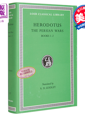 希罗多德 希腊波斯战争史 卷1 洛布古典丛书 原文希英对照版 The Persian Wars Volume I 英文原版 Herodotus【中商原版】