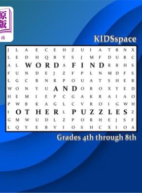 海外直订Word Find and Other Puzzles: Grades 4 through 8: Synonyms, Alliterations, Opposi 单词查找和其他谜题：4至8年