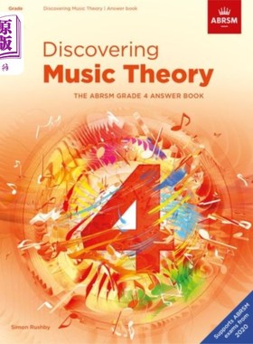 海外直订Discovering Music Theory, The ABRSM Grade 4 Answ... 《发现乐理》，英国ABRSM四年级答题书