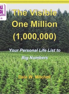 海外直订The Visible One Million (1,000,000): Your Personal Life List to Big Numbers 可见的一百万（1000000）：你的个