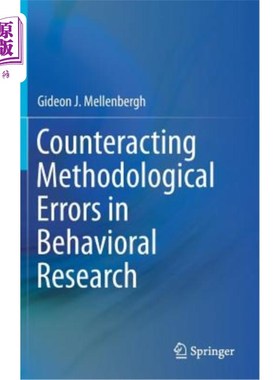 海外直订Counteracting Methodological Errors in Behavioral Research 行为研究中方法错误的抵消