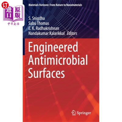 海外直订医药图书Engineered Antimicrobial Surfaces 工程抗菌表面